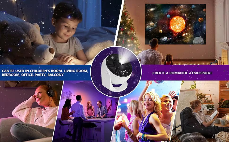13-in-1 Galaxy Projector — 4K Starry Sky Home Planetarium