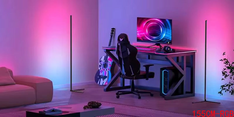 RGB Corner Floor Lamp — Color-Changing Mood Light