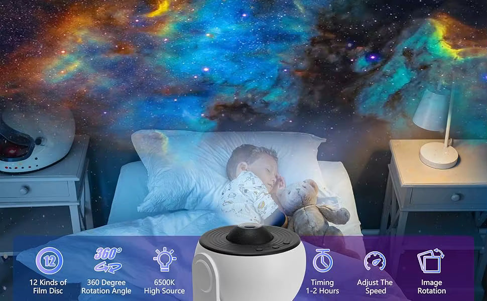 13-in-1 Galaxy Projector — 4K Starry Sky Home Planetarium