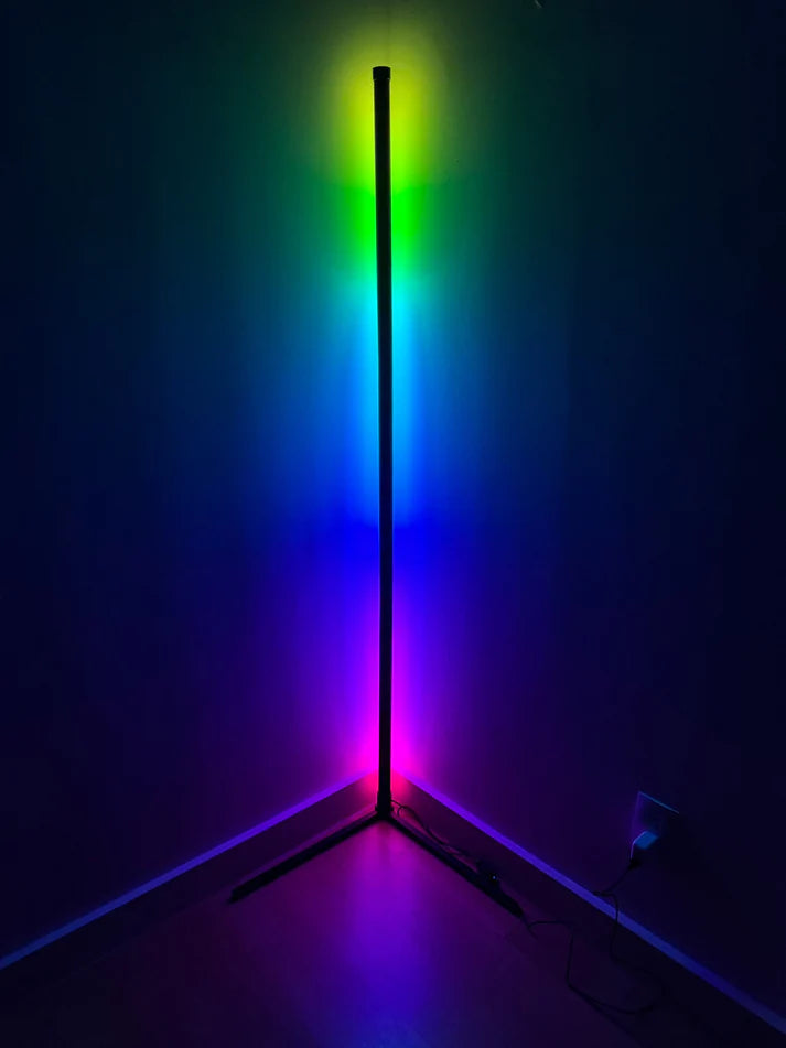 RGB Corner Floor Lamp — Color-Changing Mood Light