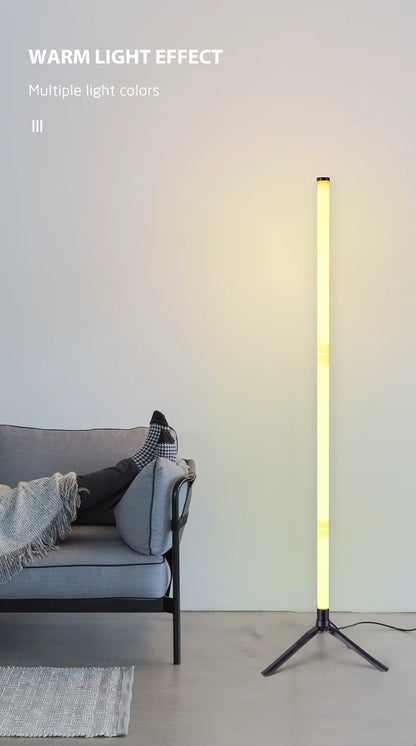 LED Floor Lamp — Remote-Controlled Multi-Mode Ambient Light