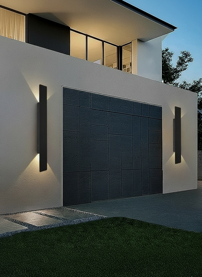 Architectural Up & Down LED Wall Light – IP65 Aluminum Exterior Sconce