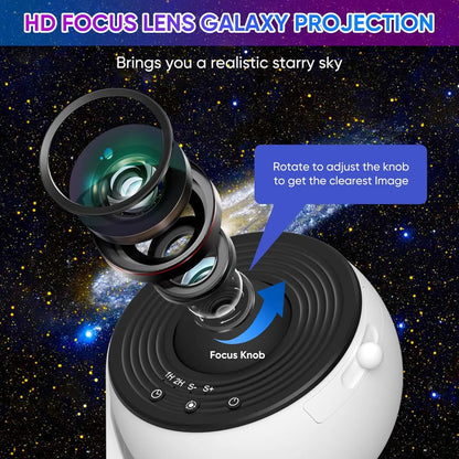 13-in-1 Galaxy Projector — 4K Starry Sky Home Planetarium