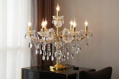 Crystal Table Lamp – Elegant Classic Accent Light