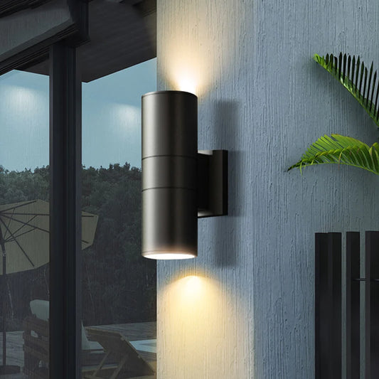 Modern Up & Down Outdoor Wall Light – Waterproof