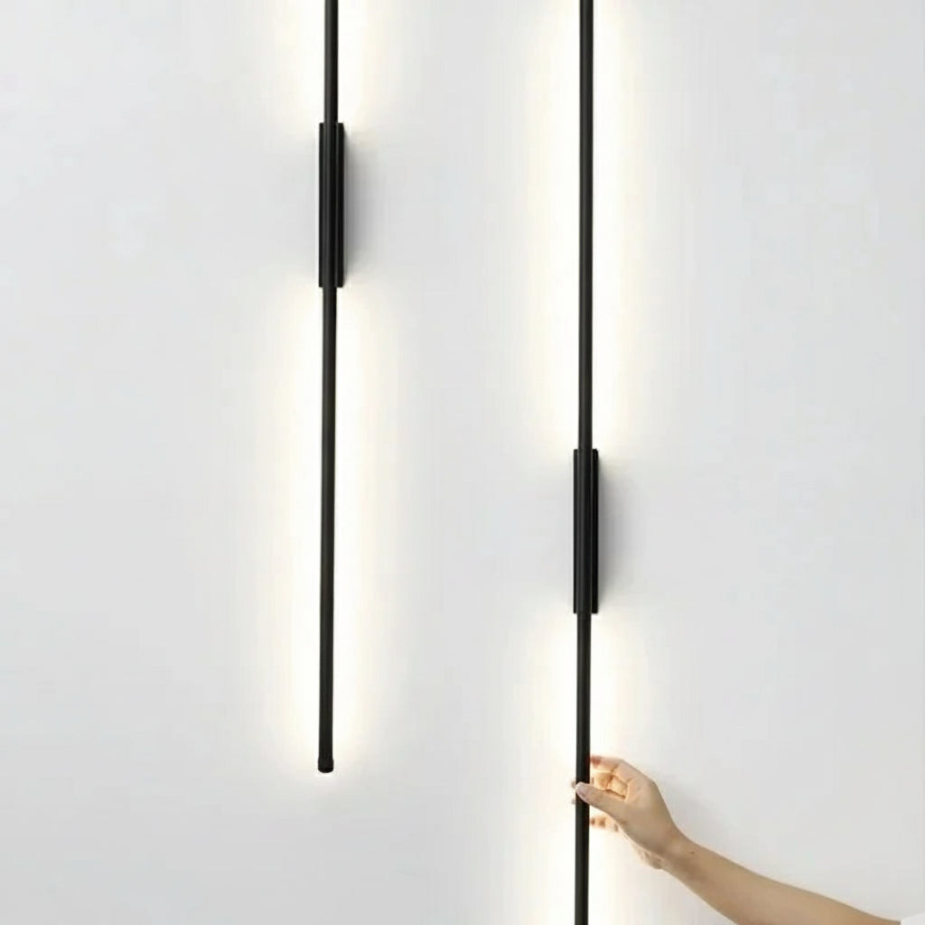 Slim Vertical LED Wall Light – Linear Ambient Stripe Lamp