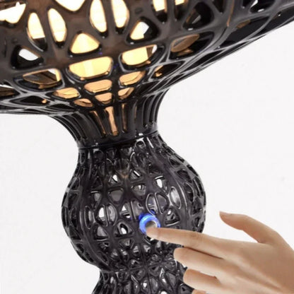 Italian Designer Hollow Goblet Acrylic Floor Lamp — Modern Sculptural LED Statement Piece