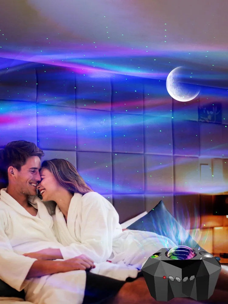 Aurora Borealis Galaxy Projector — Northern Lights Star Lamp
