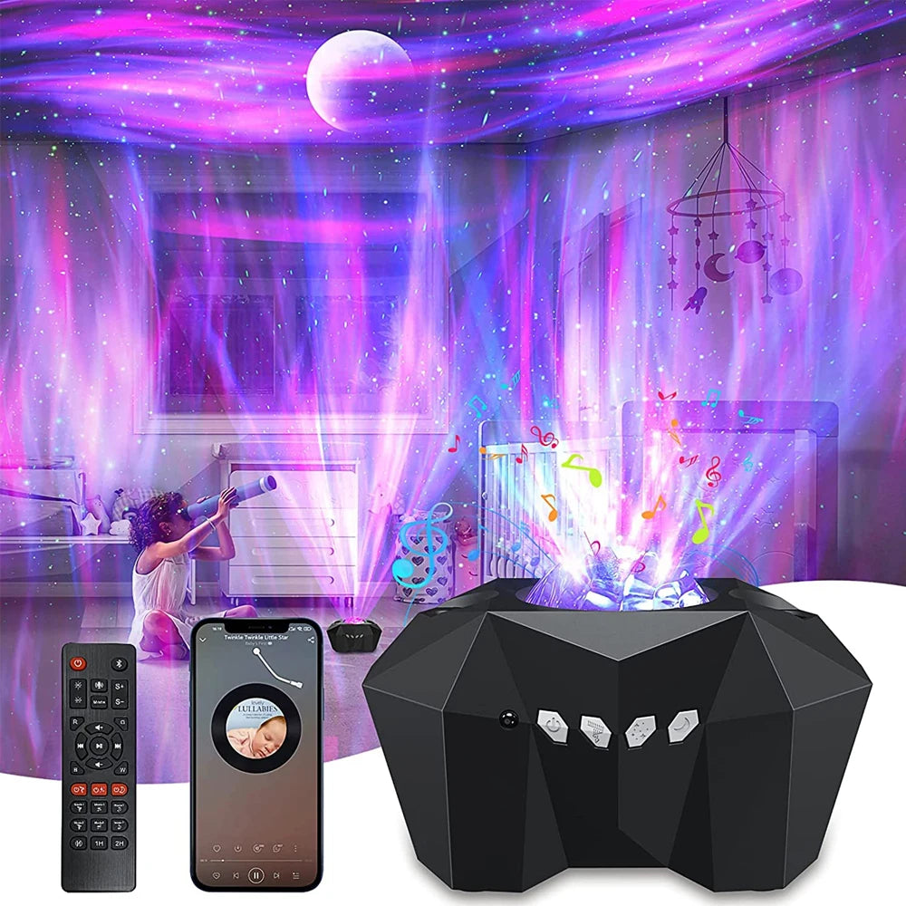 Aurora Borealis Galaxy Projector — Northern Lights Star Lamp