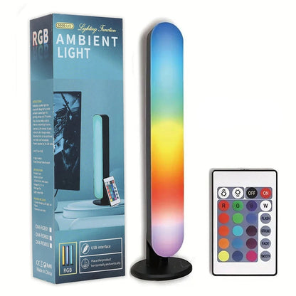 RGB Ambient Light Bar — Sound-Reactive Mood Lamp