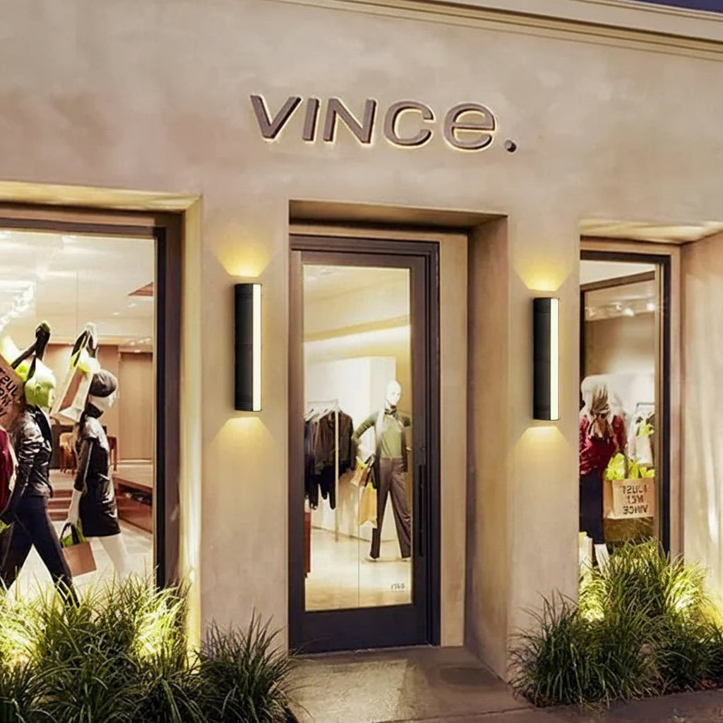 Outdoor LED Wall Light — Triple Glow IP65 Sconce