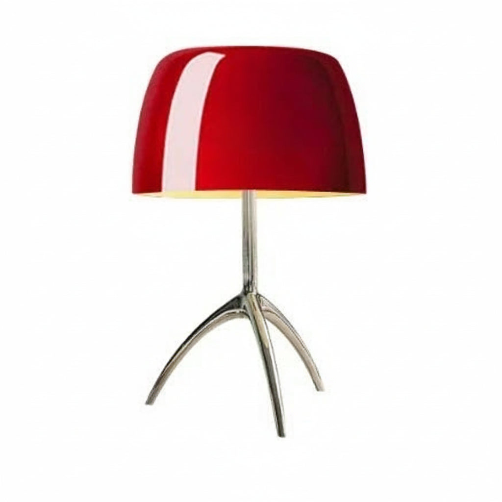 Nordic Glass Tripod Table Lamp — Modern Colored Desk & Bedside Lighting