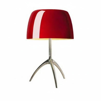 Nordic Glass Tripod Table Lamp — Modern Colored Desk & Bedside Lighting