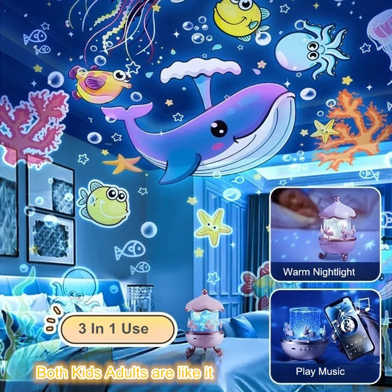 Bunny LED Projector Lamp — Kids’ Dream Night Light