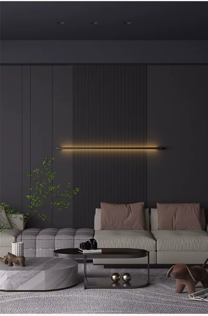 LinearGlow LED Wall Light – Minimalist Outdoor & Indoor Fixture