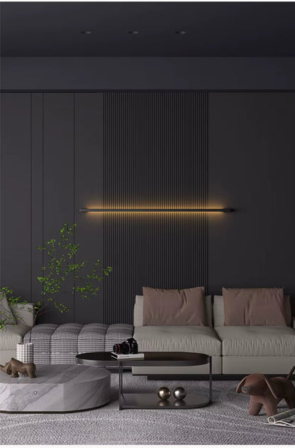 LinearGlow LED Wall Light – Minimalist Outdoor & Indoor Fixture