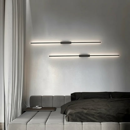 Slim Vertical LED Wall Light – Linear Ambient Stripe Lamp