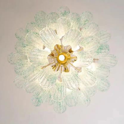 Colorful Art Glass Chandelier – Modern Statement Pendant Light