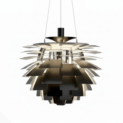 Artichoke-Style Designer Pendant Lamp — Modern Layered Ceiling Light