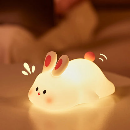 Animal Silicone Night Light — Soft Touch LED Lamp Collection