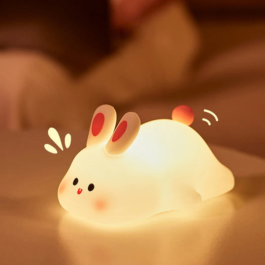 Animal Silicone Night Light — Soft Touch LED Lamp Collection