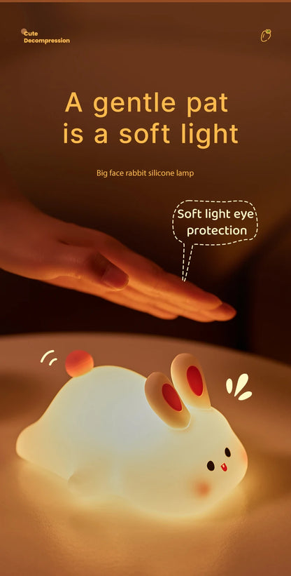 Animal Silicone Night Light — Soft Touch LED Lamp Collection