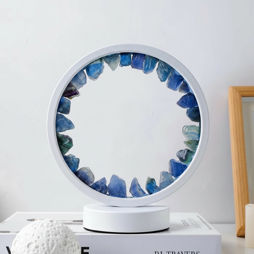 Crystal Harmony Lamp — Natural Stone Energy Light