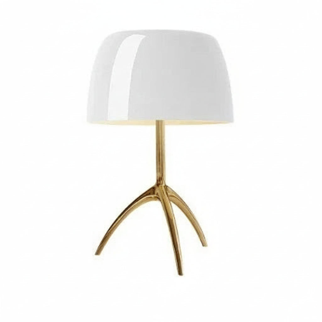 Nordic Glass Tripod Table Lamp — Modern Colored Desk & Bedside Lighting