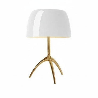Nordic Glass Tripod Table Lamp — Modern Colored Desk & Bedside Lighting