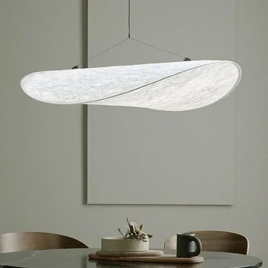 Designer Silk Fabric LED Pendant Chandelier