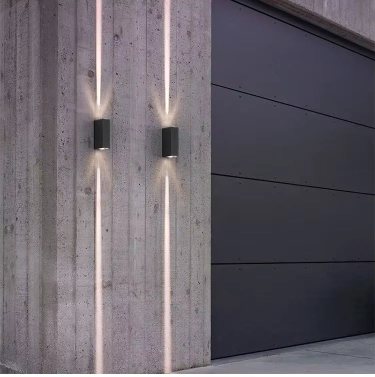 Sculpted Beam LED Wall Light – IP65 Indoor & Outdoor Up & Down Sconce