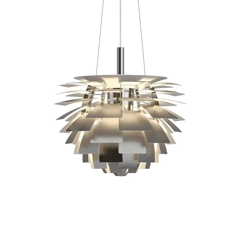 Artichoke-Style Designer Pendant Lamp — Modern Layered Ceiling Light