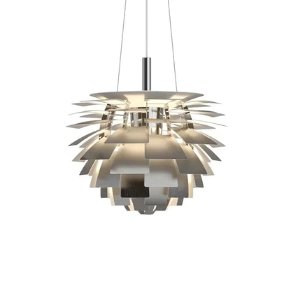 Artichoke-Style Designer Pendant Lamp — Modern Layered Ceiling Light