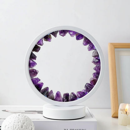 Crystal Harmony Lamp — Natural Stone Energy Light