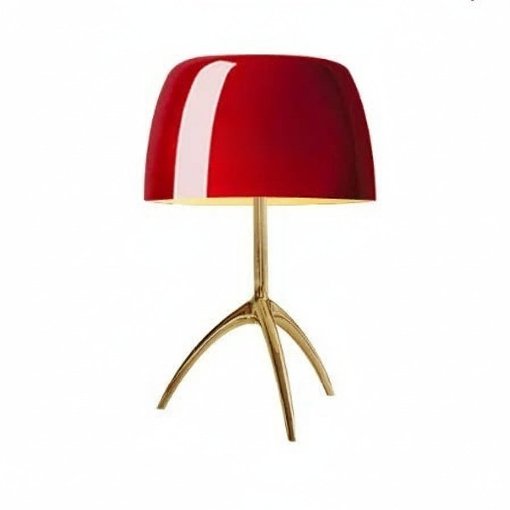 Nordic Glass Tripod Table Lamp — Modern Colored Desk & Bedside Lighting