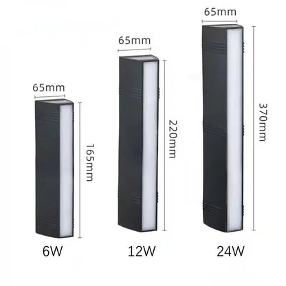 Outdoor LED Wall Light — Triple Glow IP65 Sconce