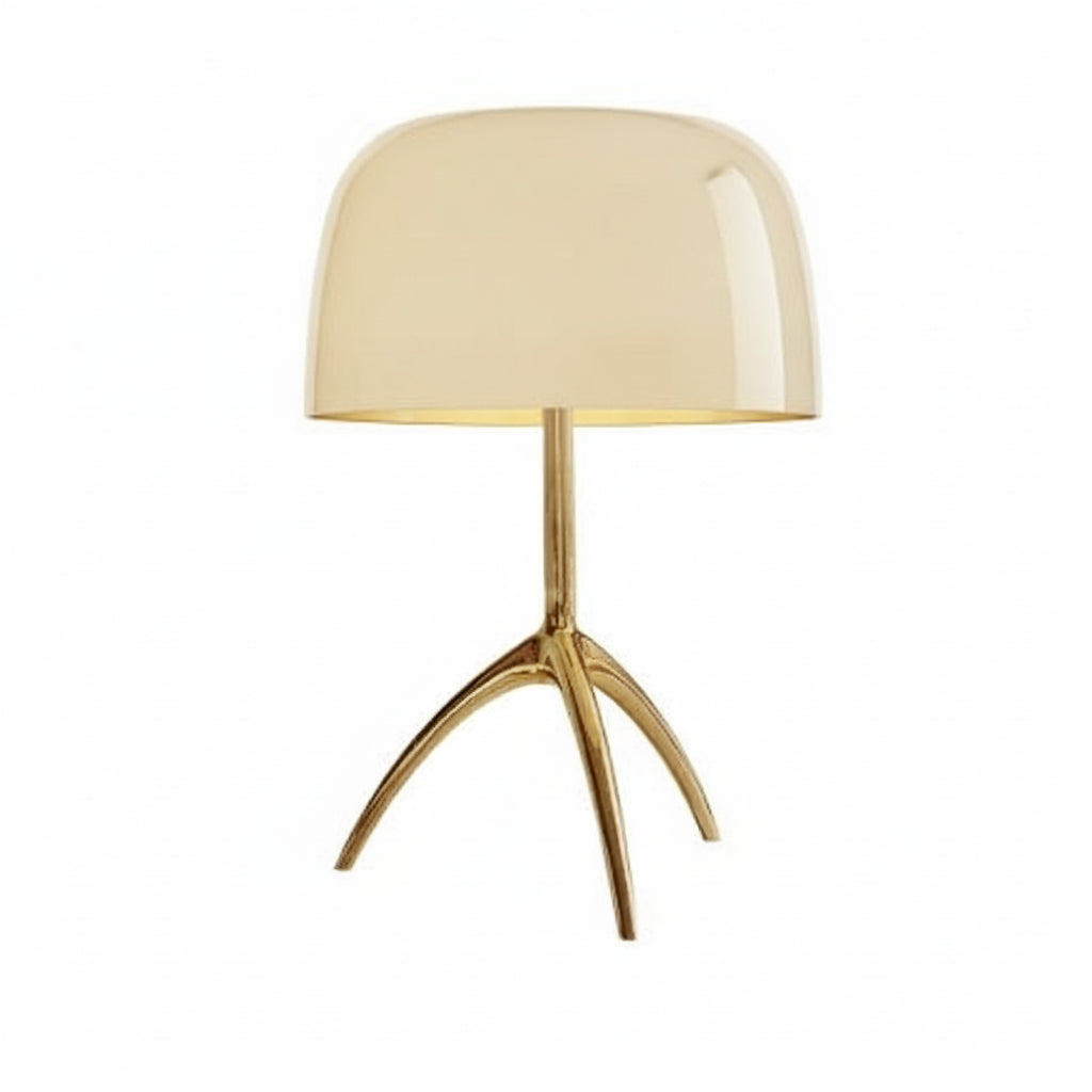 Nordic Glass Tripod Table Lamp — Modern Colored Desk & Bedside Lighting