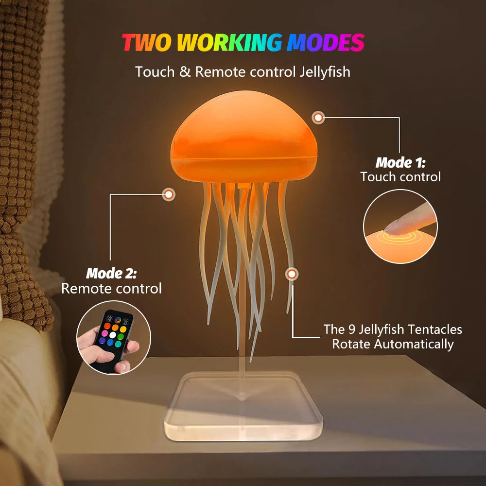 Jellyfish Mood Lamp — Ocean-Inspired Ambient Light