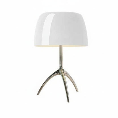 Nordic Glass Tripod Table Lamp — Modern Colored Desk & Bedside Lighting
