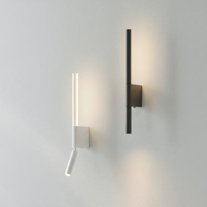 AxisGlow LED Wall Lamp – Rotating Minimalist Bedside Reading Light