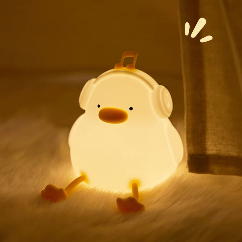 Animal Silicone Night Light — Soft Touch LED Lamp Collection