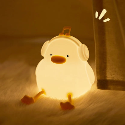 Animal Silicone Night Light — Soft Touch LED Lamp Collection