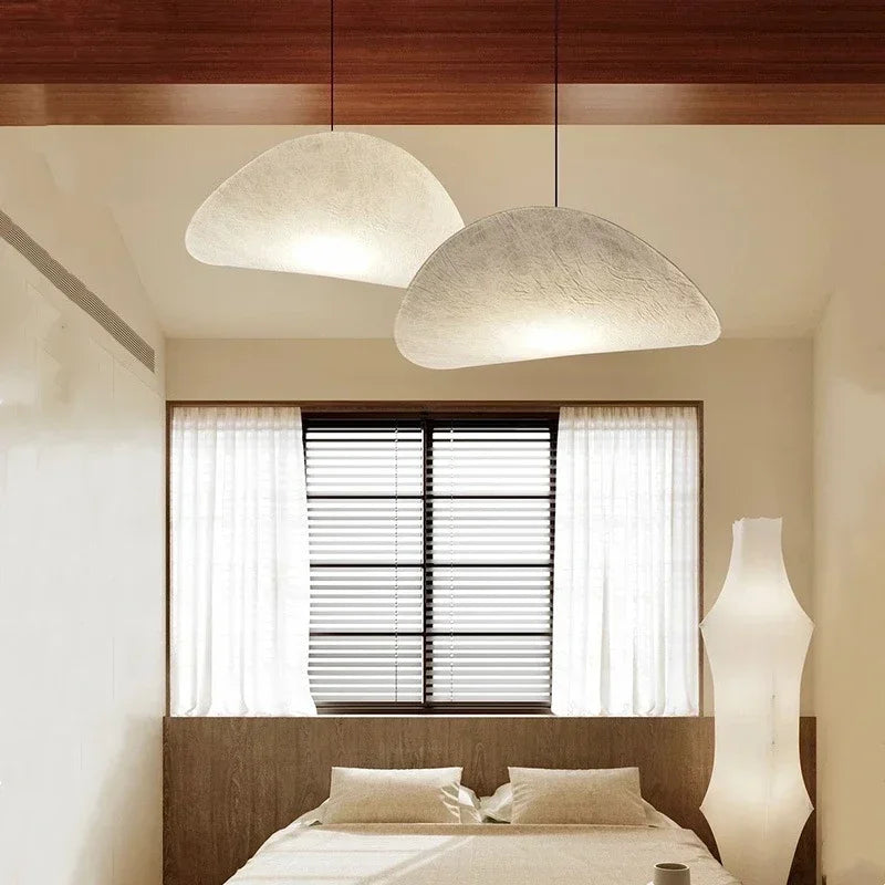 Designer Silk Fabric LED Pendant Chandelier