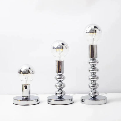 Bauhaus Metal Table Lamp — Minimalist Warm LED Light