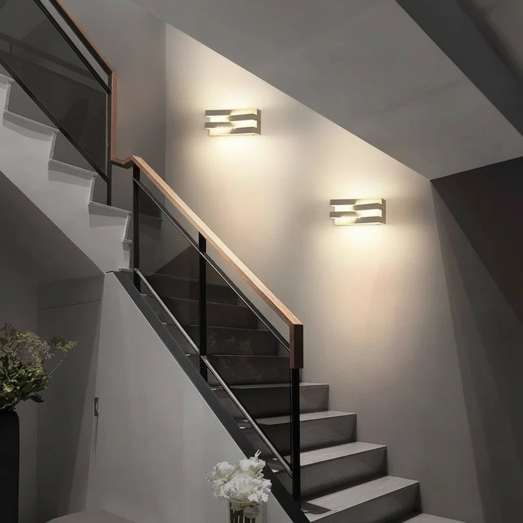 Modern LED Wall Light – Minimalist Waterproof Indoor/Outdoor Lamp