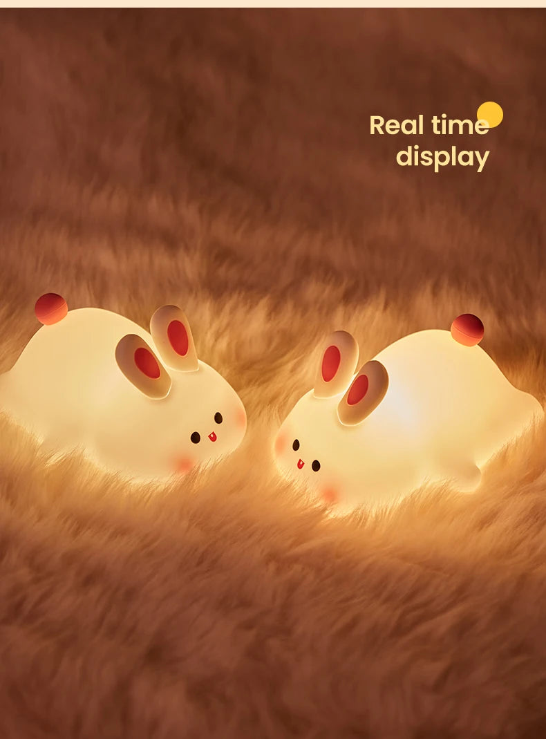 Animal Silicone Night Light — Soft Touch LED Lamp Collection