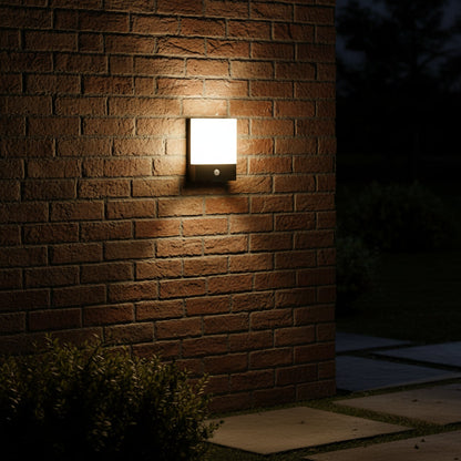 LumaSense LED Wall Light – Modern IP65 Outdoor Motion Sensor Sconce