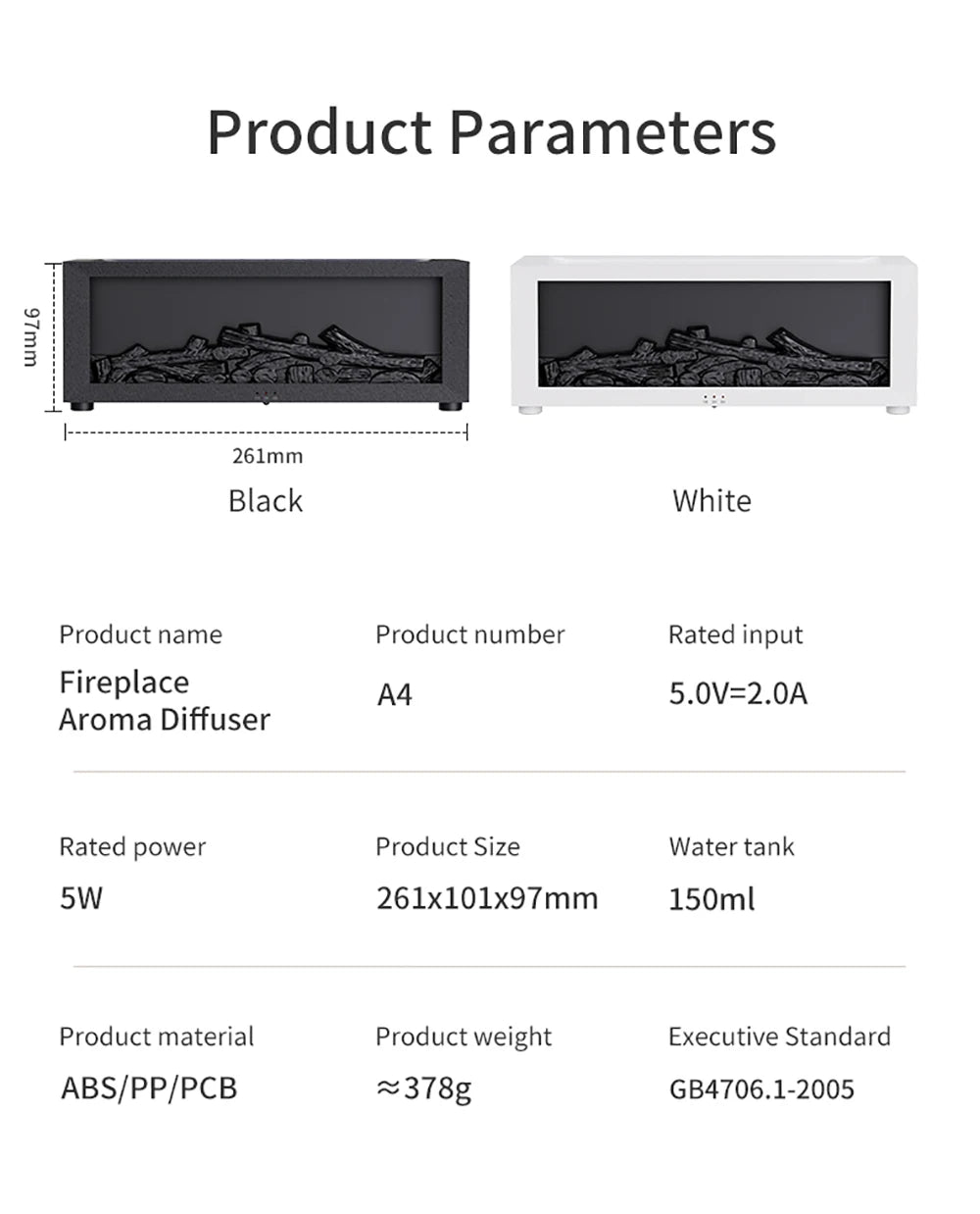 FlameMist LED Humidifier — Aromatherapy Flame Effect