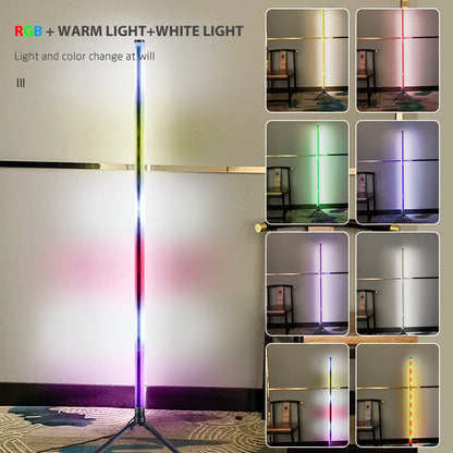 LED Floor Lamp — Remote-Controlled Multi-Mode Ambient Light