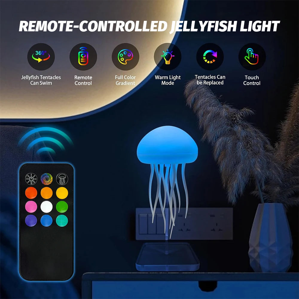 Jellyfish Mood Lamp — Ocean-Inspired Ambient Light